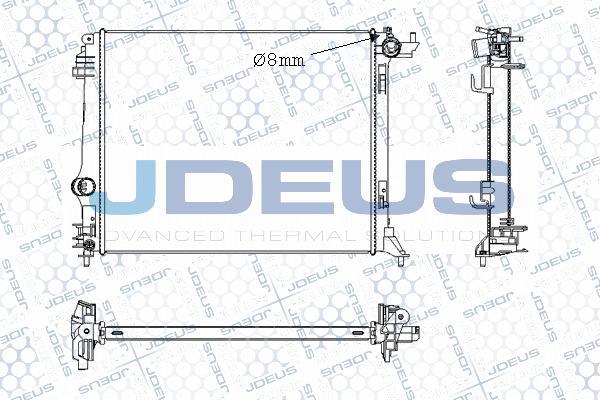 Jdeus M-0231350 - Radiator, mühərrikin soyudulması furqanavto.az