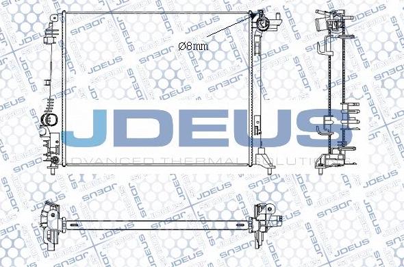 Jdeus M-0231380 - Radiator, mühərrikin soyudulması furqanavto.az