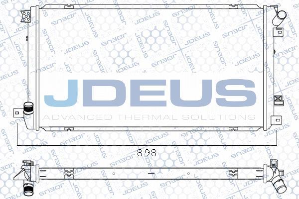 Jdeus M-0231290 - Radiator, mühərrikin soyudulması furqanavto.az