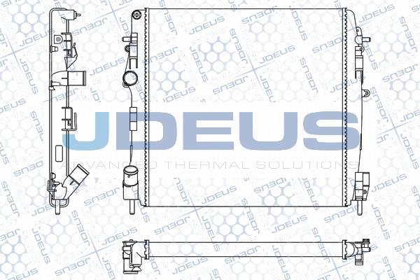 Jdeus M-023121A - Radiator, mühərrikin soyudulması furqanavto.az