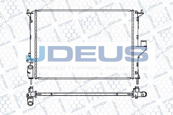 Jdeus M-0231280 - Radiator, mühərrikin soyudulması furqanavto.az