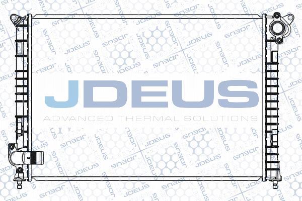 Jdeus M-0700000 - Radiator, mühərrikin soyudulması furqanavto.az