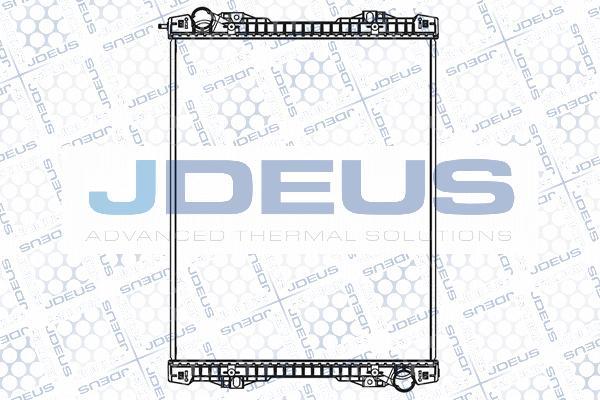 Jdeus M-141005B - Radiator, mühərrikin soyudulması furqanavto.az