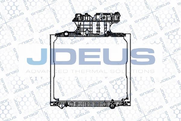 Jdeus M-115009A - Radiator, mühərrikin soyudulması furqanavto.az
