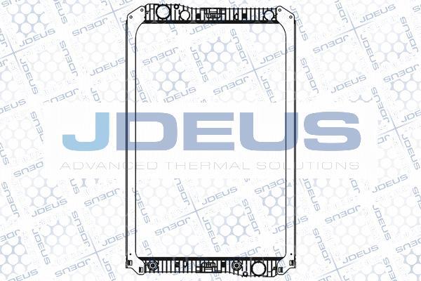 Jdeus M-117004A - Radiator, mühərrikin soyudulması furqanavto.az