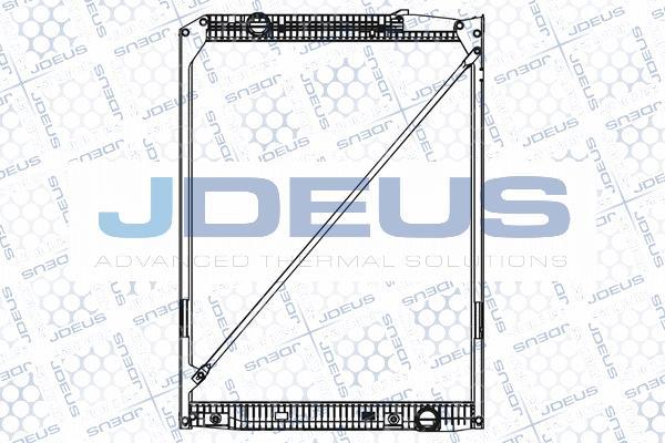 Jdeus M-1171190 - Radiator, mühərrikin soyudulması furqanavto.az