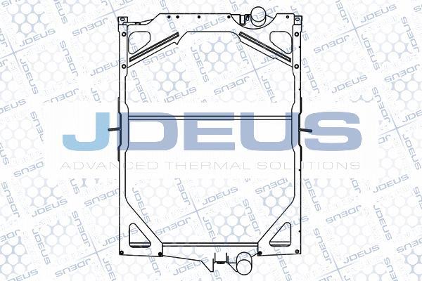 Jdeus M-131003A - Radiator, mühərrikin soyudulması furqanavto.az