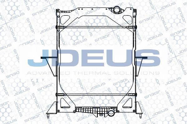 Jdeus M-1310120 - Radiator, mühərrikin soyudulması furqanavto.az