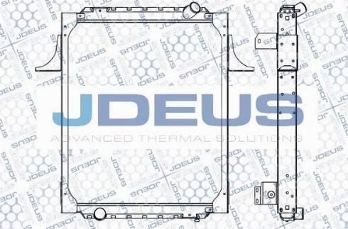 Jdeus M-123006B - Radiator, mühərrikin soyudulması furqanavto.az