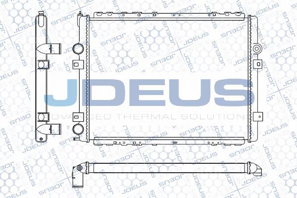 Jdeus M-123123A - Radiator, mühərrikin soyudulması furqanavto.az