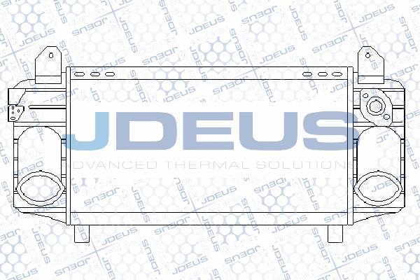 Jdeus M-801067A - Intercooler, şarj cihazı furqanavto.az