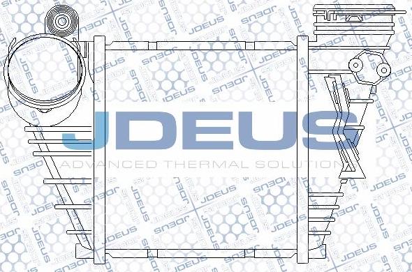 Jdeus M-801005A - Intercooler, şarj cihazı furqanavto.az