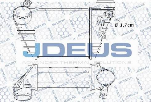 Jdeus M-8010190 - Intercooler, şarj cihazı furqanavto.az