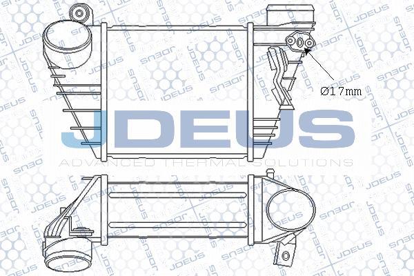 Jdeus M-801019A - Intercooler, şarj cihazı furqanavto.az