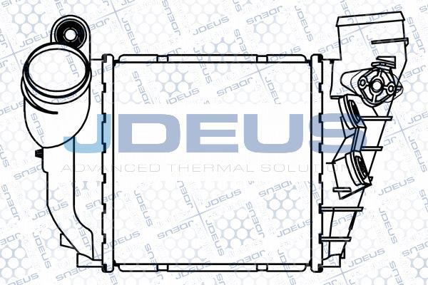 Jdeus M-801010A - Intercooler, şarj cihazı furqanavto.az