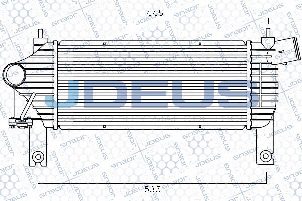 Jdeus M-819061A - Intercooler, şarj cihazı furqanavto.az