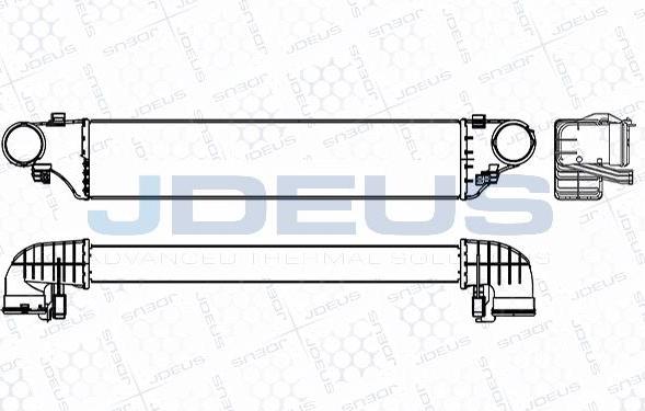 Jdeus M-817058A - Intercooler, şarj cihazı furqanavto.az