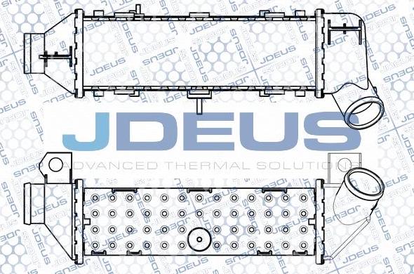 Jdeus M-825004A - Intercooler, şarj cihazı furqanavto.az