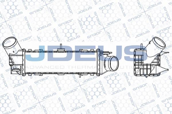 Jdeus M-825006A - Intercooler, şarj cihazı furqanavto.az