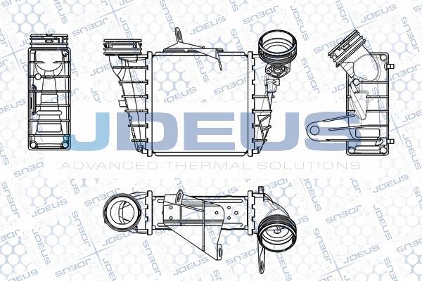 Jdeus M-825008A - Intercooler, şarj cihazı furqanavto.az