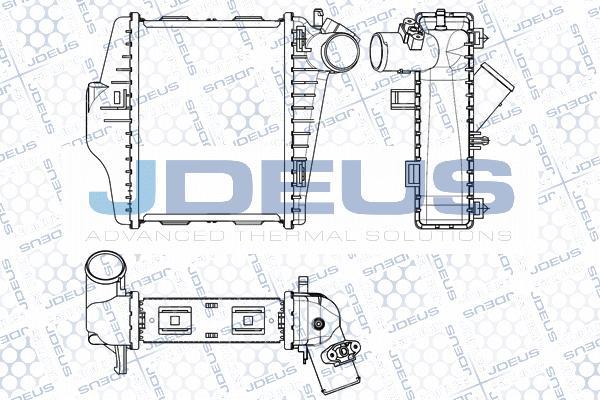 Jdeus M-875001A - Intercooler, şarj cihazı furqanavto.az