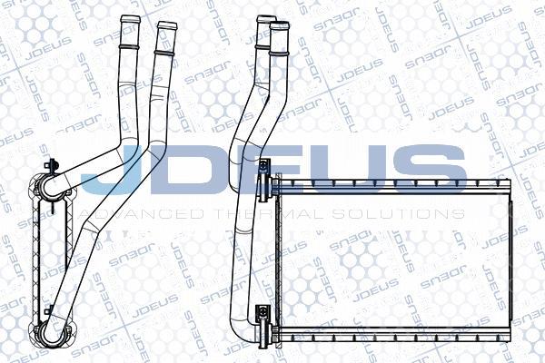 Jdeus M-2420220 - İstilik dəyişdiricisi, daxili isitmə furqanavto.az