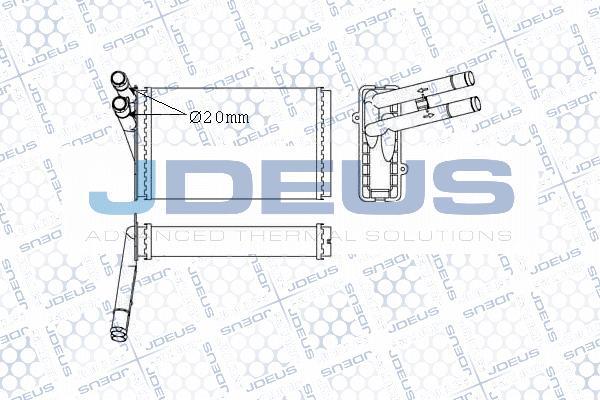 Jdeus M-2010160 - İstilik dəyişdiricisi, daxili isitmə furqanavto.az