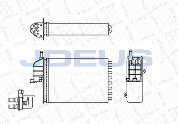 Jdeus M-2110870 - İstilik dəyişdiricisi, daxili isitmə furqanavto.az