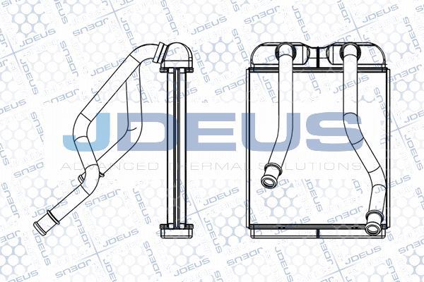 Jdeus M-2300570 - İstilik dəyişdiricisi, daxili isitmə furqanavto.az