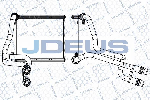 Jdeus M-2300670 - İstilik dəyişdiricisi, daxili isitmə furqanavto.az