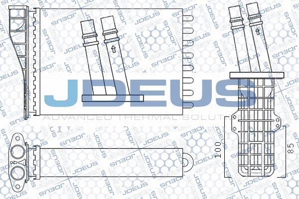 Jdeus M-2230512 - İstilik dəyişdiricisi, daxili isitmə furqanavto.az