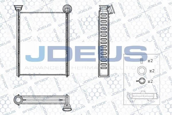 Jdeus M-2231310 - İstilik dəyişdiricisi, daxili isitmə furqanavto.az