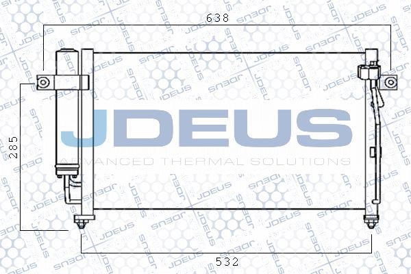 Jdeus M-7540150 - Kondenser, kondisioner furqanavto.az