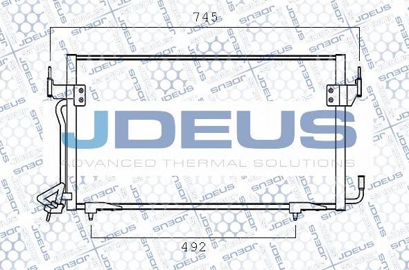 Jdeus M-7070130 - Kondenser, kondisioner furqanavto.az