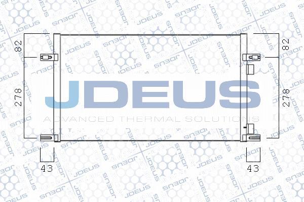 Jdeus M-7231160 - Kondenser, kondisioner furqanavto.az