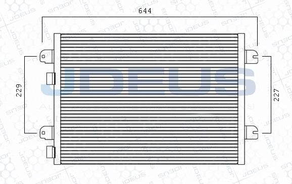 Jdeus M-7231280 - Kondenser, kondisioner furqanavto.az