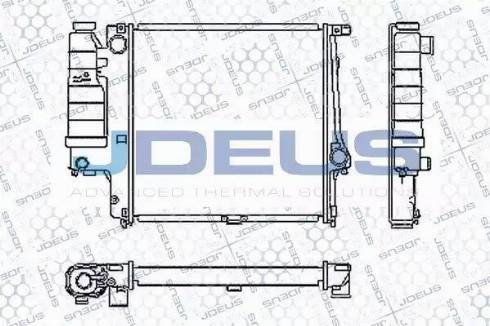 Jdeus RA0050450 - Radiator, mühərrikin soyudulması furqanavto.az