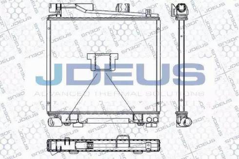 Jdeus RA0050400 - Radiator, mühərrikin soyudulması furqanavto.az