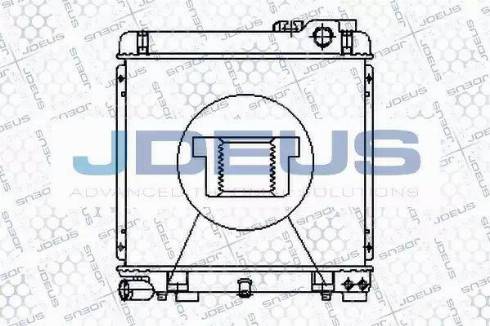 Jdeus RA0050410 - Radiator, mühərrikin soyudulması furqanavto.az