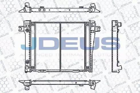 Jdeus RA0050420 - Radiator, mühərrikin soyudulması furqanavto.az