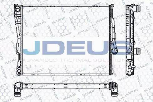 Jdeus RA0050540 - Radiator, mühərrikin soyudulması furqanavto.az