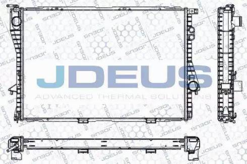Jdeus RA0050521 - Radiator, mühərrikin soyudulması furqanavto.az
