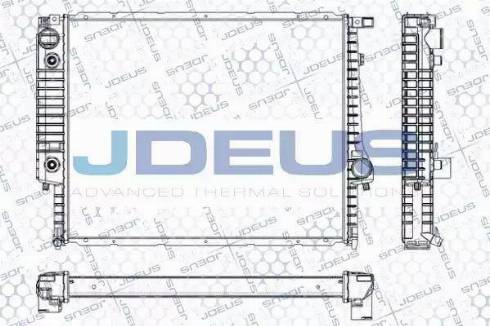 Jdeus RA0050040 - Radiator, mühərrikin soyudulması furqanavto.az