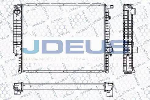 Jdeus RA0050150 - Radiator, mühərrikin soyudulması furqanavto.az