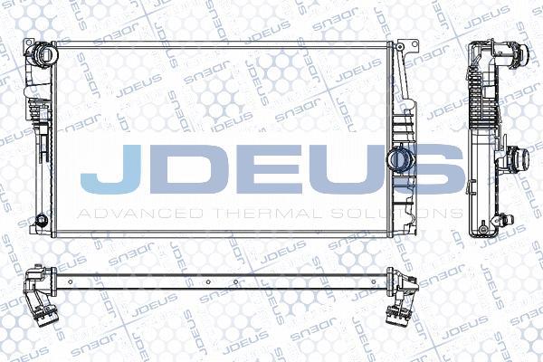 Jdeus RA0050800 - Radiator, mühərrikin soyudulması furqanavto.az