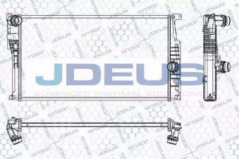 Jdeus RA0050790 - Radiator, mühərrikin soyudulması furqanavto.az