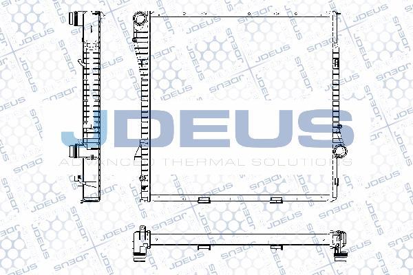 Jdeus RA0050710 - Radiator, mühərrikin soyudulması furqanavto.az