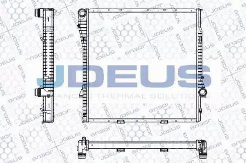 Jdeus RA0050730 - Radiator, mühərrikin soyudulması furqanavto.az