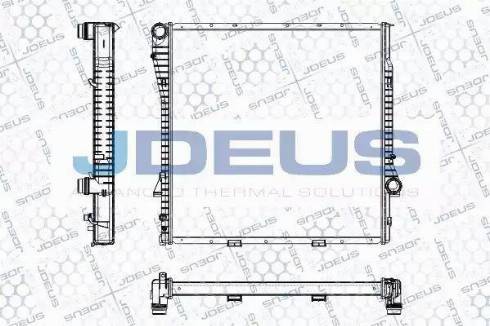 Jdeus RA0050720 - Radiator, mühərrikin soyudulması furqanavto.az