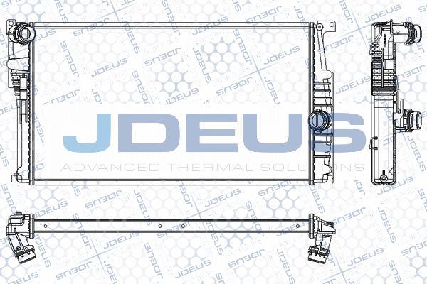 Jdeus RA0050770 - Radiator, mühərrikin soyudulması furqanavto.az